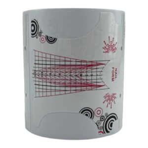 Stiletto-Schablonen Rolle mit 100 Stück Selbstklebend