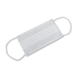 Mundschutz weiß, 3-Lagig mit Gummibändern (50 Stück)