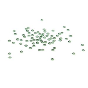 Strass-Steine klein, hell-grün,  ca. 100 Stück