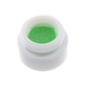 Color Gel - 5g neon green-glitter