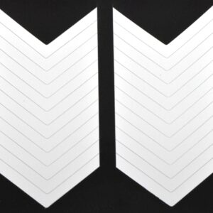 French-Schablonen "spitze French" für Lack und Gel