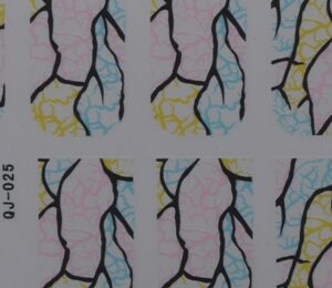 Nail Crack Sticker für den ganzen Finger- oder Fußnagel modern-A