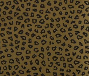 Metall-Sticker Leo schwarz/gold