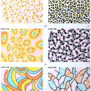 Nailsticker Set 3 -  6 Stück verschiedene Designs bunt "Modern A