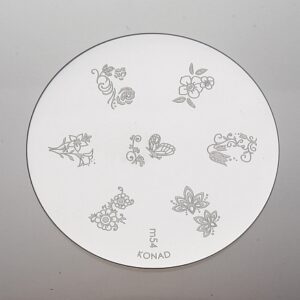 Konad Stamping Schablone m54 Blumen