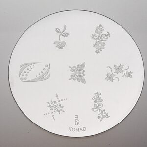 Konad Stamping Schablone m25 Blumen und Muster